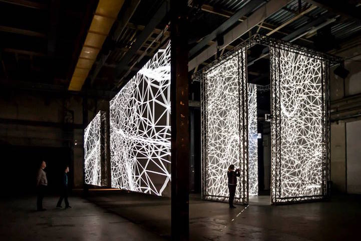 Interactive Light Installation at STRP Biennale_7