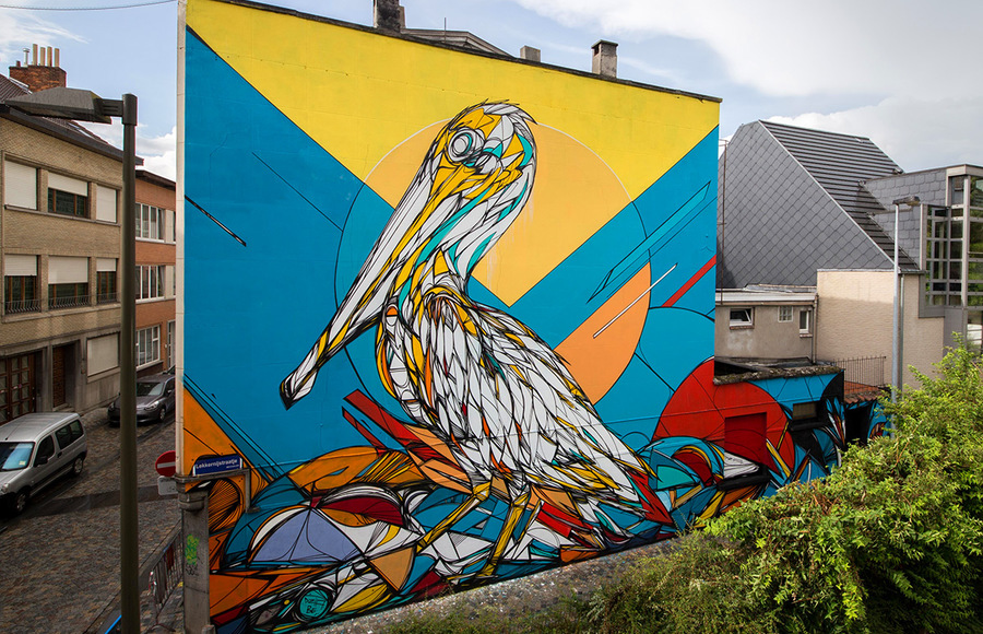 Murals of Animals in Antwerp