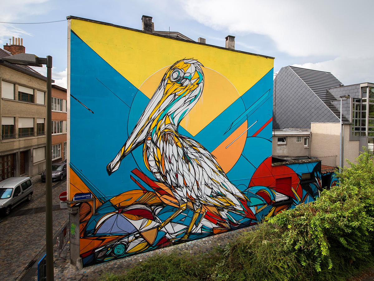 Murals of Animals in Antwerp_1