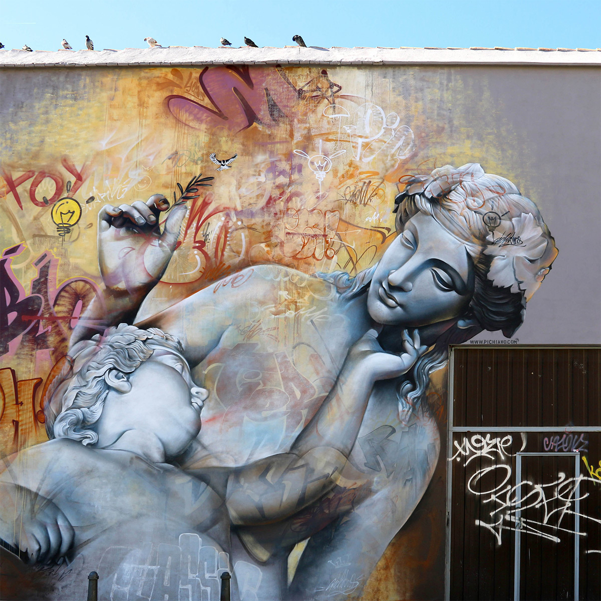 Murals of Greek Gods by Pichi & Avo_0