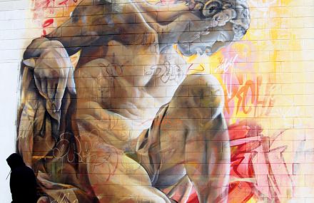 Murals of Greek Gods by Pichi & Avo