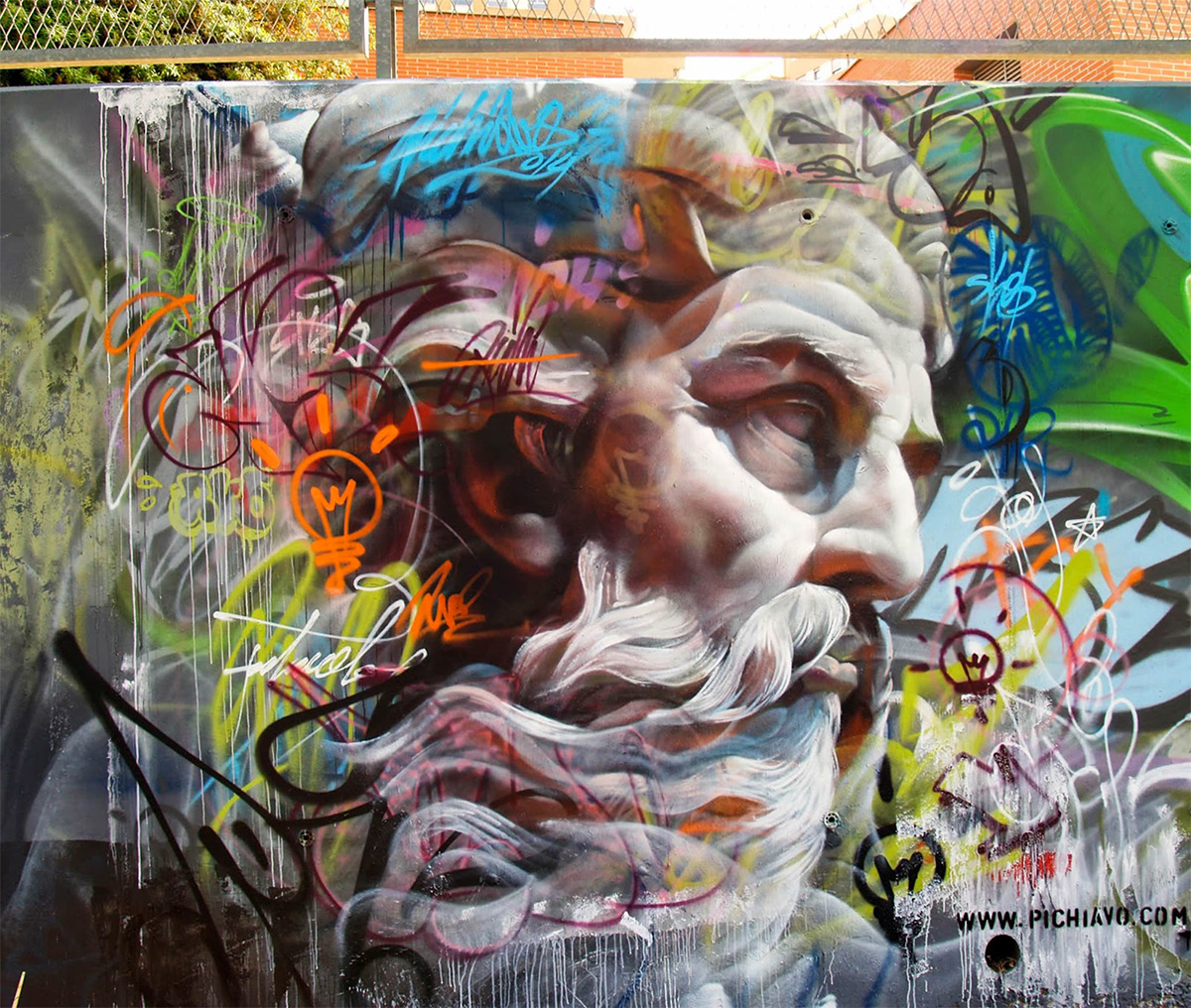 Murals of Greek Gods by Pichi & Avo_2