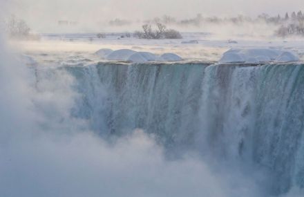 Niagara Falls Transformed Into Icy Spectacle