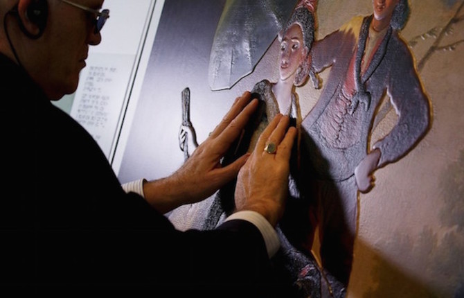 Paintings in Relief that the Blind Can See Through Touch