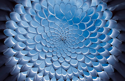 Paper Cylinders Sculpture