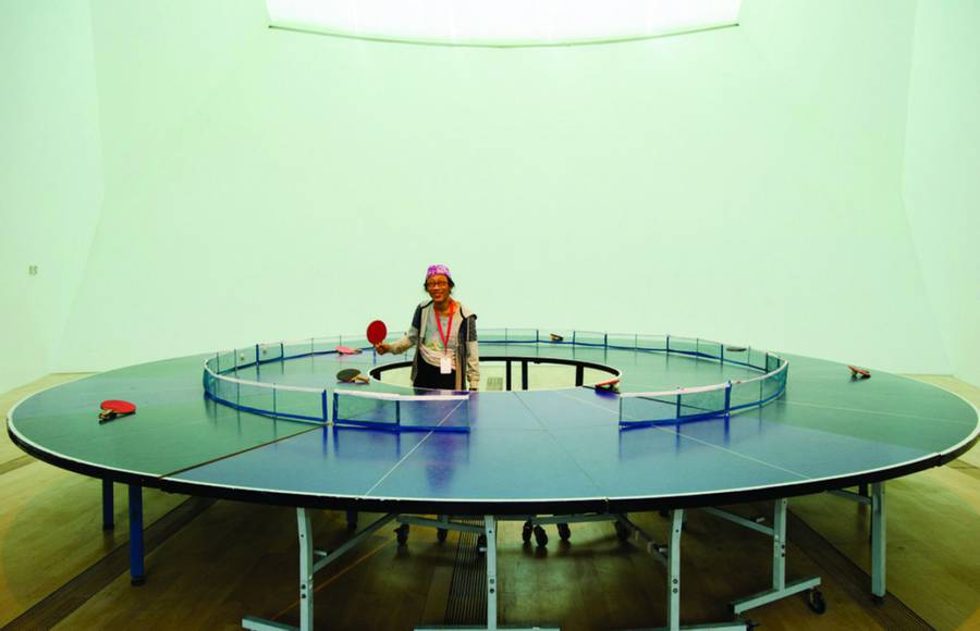 Round Ping Pong Table