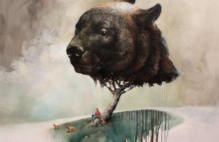 Surreal Animal Paintings by Samuli Heimonen