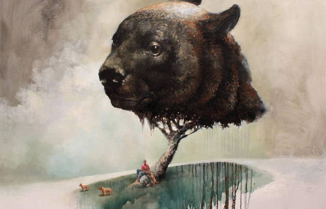 Surreal Animal Paintings by Samuli Heimonen