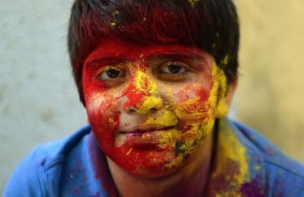 The Holi Colours Festival in India