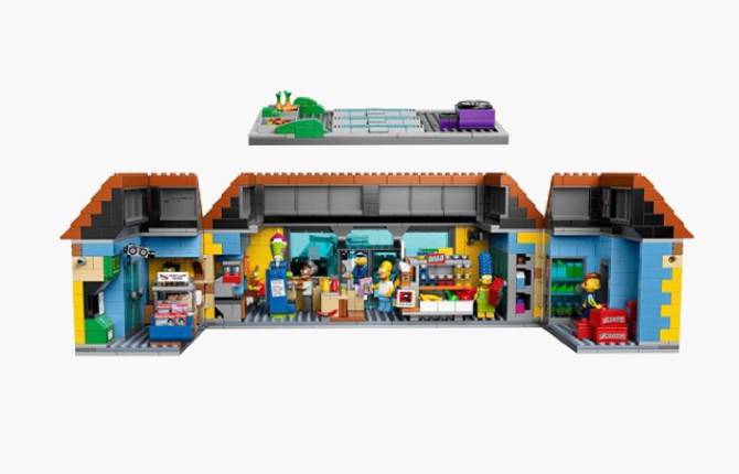 The Kwik-E-Mart From The Simpsons Lego