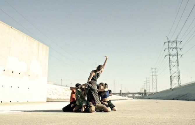 Dancers in the Concrete of the Los Angeles River