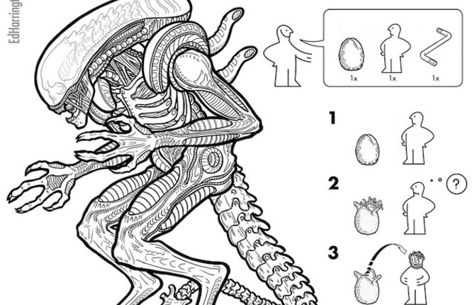 Ikea Kits for Famous Movie Monsters