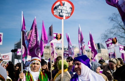 Journée internationale des droits des femmes.