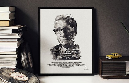 Illustrated Posters Celebrating Famous Movie Directors