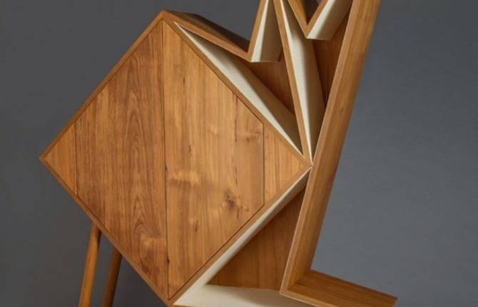 Wooden Origami Furniture Collection