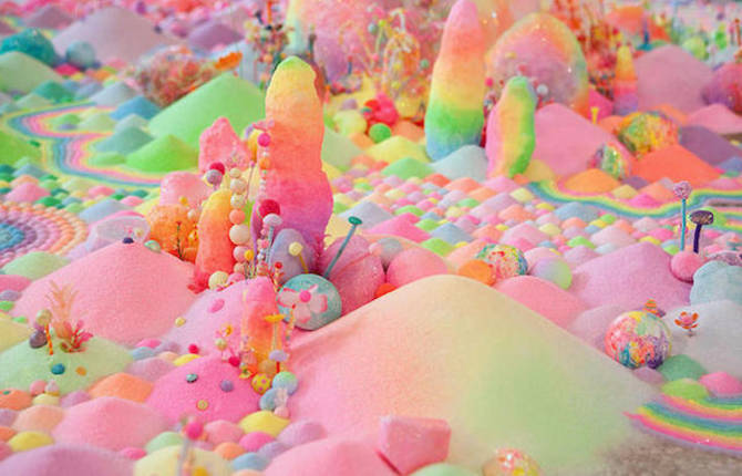 Candy Floors Installations by Pip & Pop