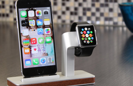 Premium One- The First All In One Dock for Apple Watch and iPhone
