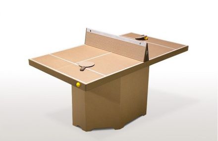 Ping Pong Table in Cardboard