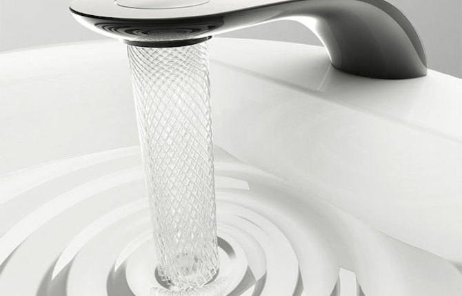 Swirling Faucet Design that Saves Water