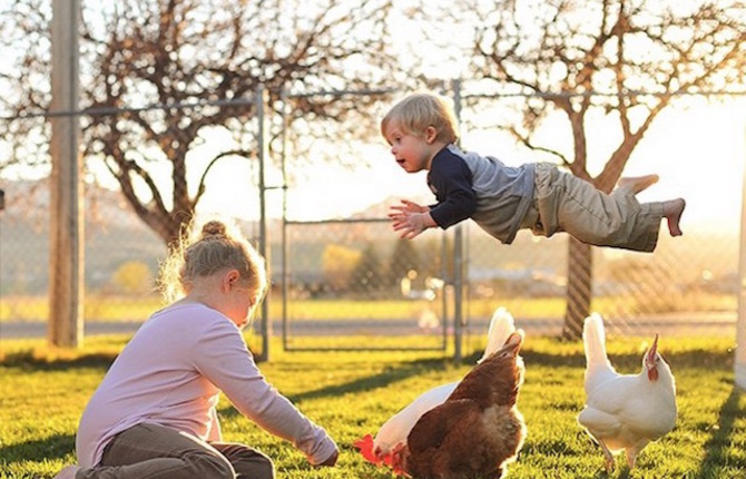 Down’s Syndrome 18-month-old Son Flying