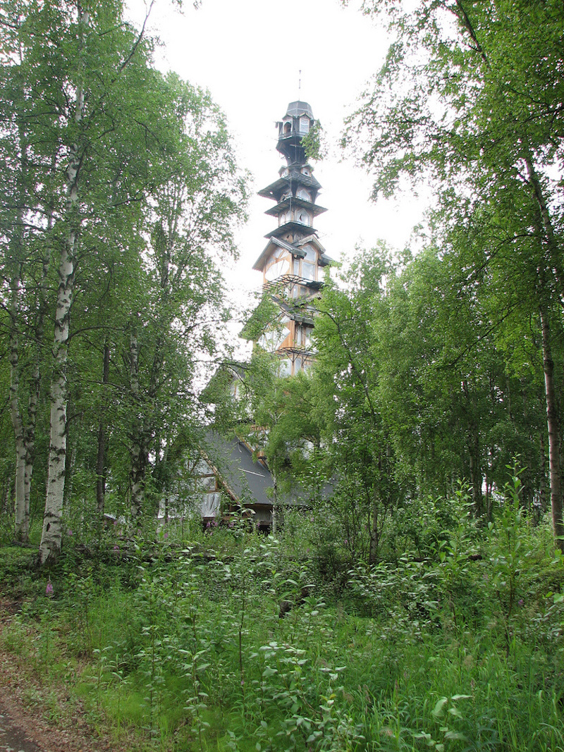 Abandonned Towers Over Alaskan Forest_2