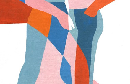 Interwined Bodies Paintings by Ines Longevial