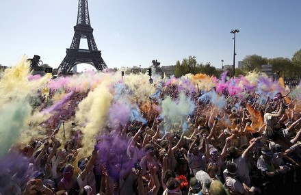 Color Run in Paris Photography