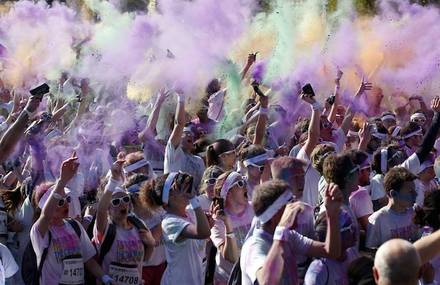 Color Run in Paris Photography