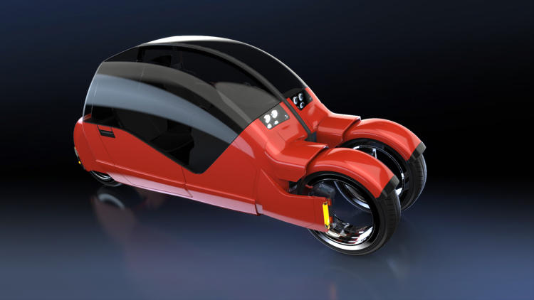 Concept Car Splits Into Two Motorcycles_0