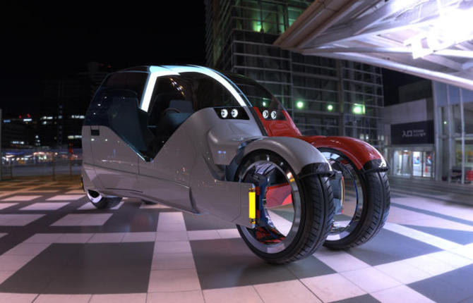 Concept Car Splits Into Two Motorcycles