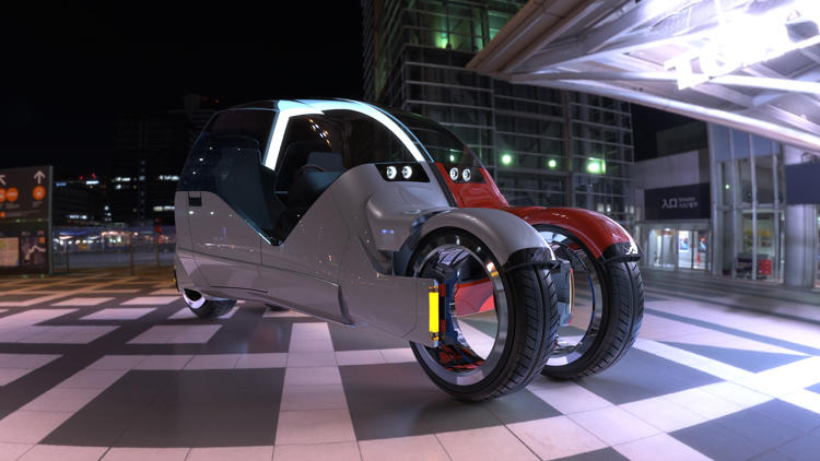 Concept Car Splits Into Two Motorcycles_1