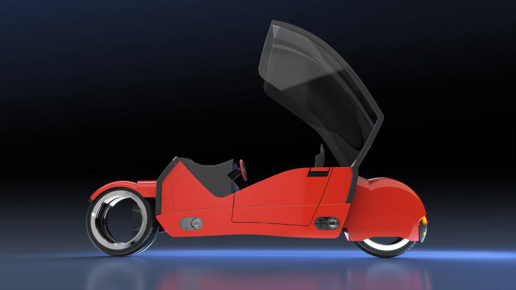 Concept Car Splits Into Two Motorcycles_12