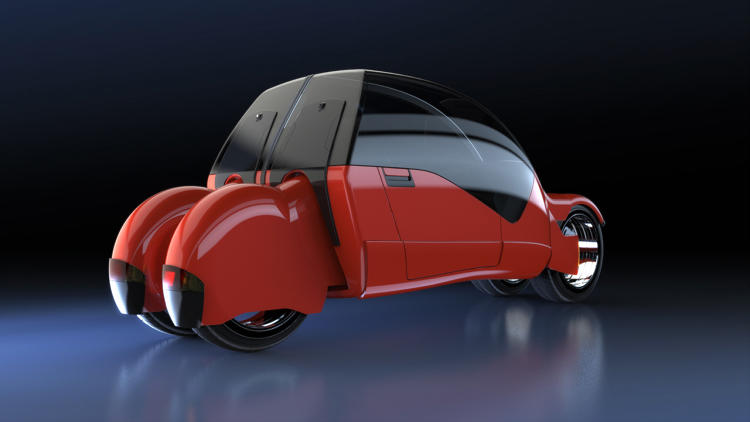 Concept Car Splits Into Two Motorcycles_3