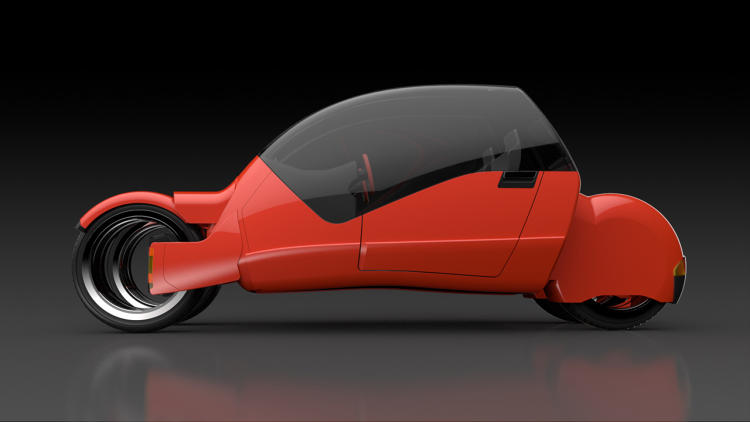 Concept Car Splits Into Two Motorcycles_7