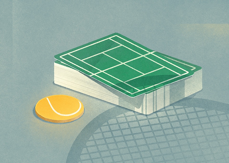 Conceptual Illustrations for Tennis magazine_1