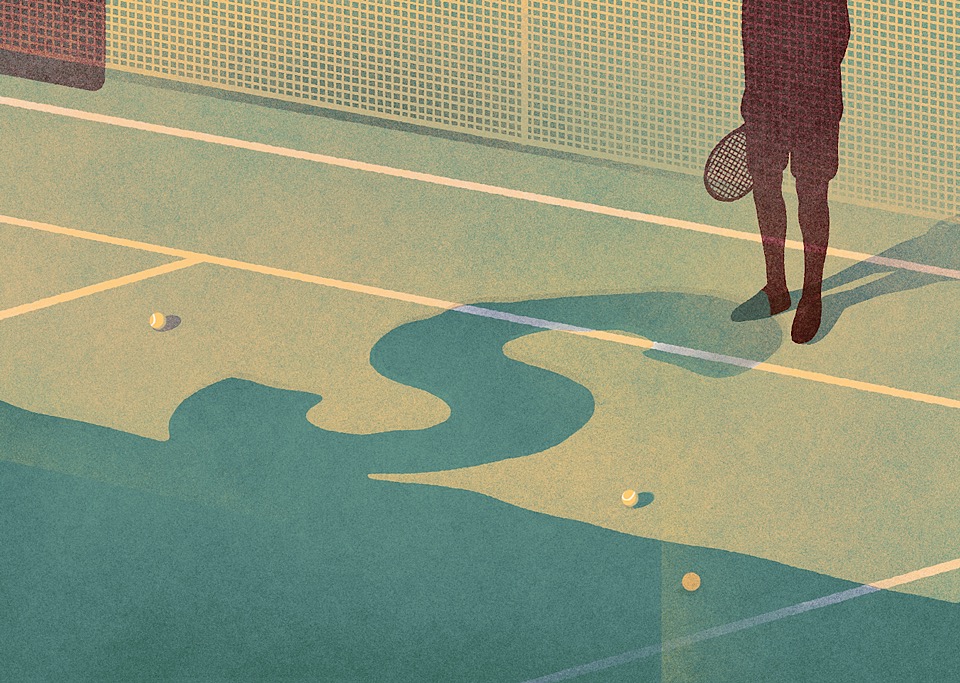 Conceptual Illustrations for Tennis magazine_3