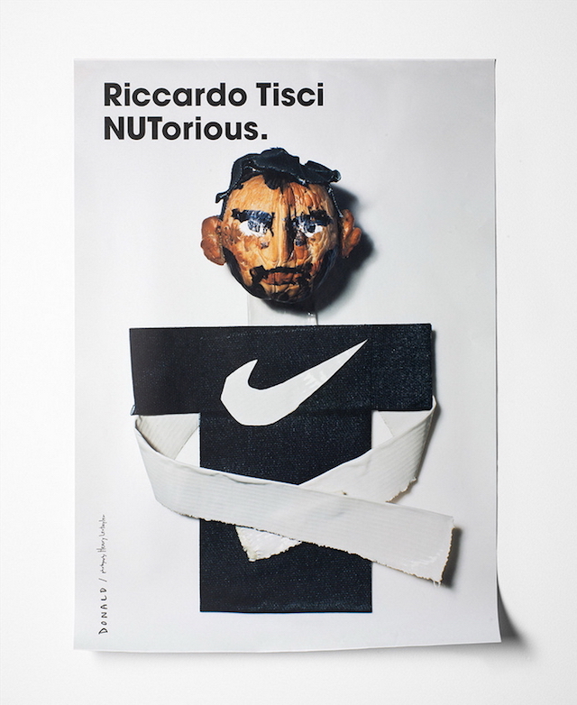 Famous Figures Made with Nuts and Adhesive Tape7
