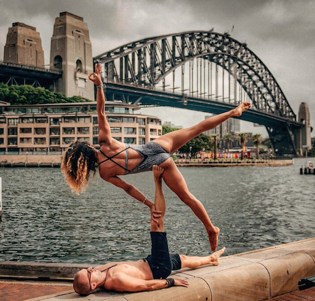 Gravity Defying Yoga Poses In Photos_15 – Fubiz Media