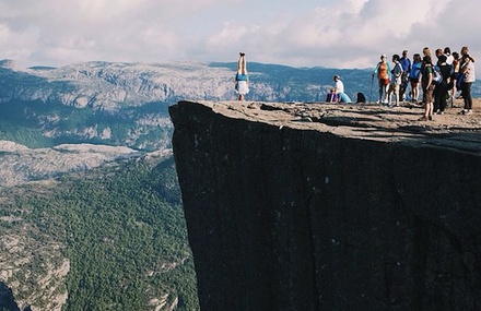 Hands Free Headstands In Beautiful Places