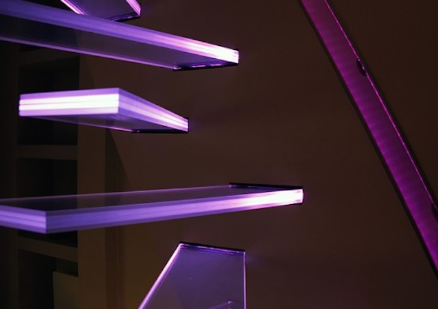 Illuminated Glass Staircase-0