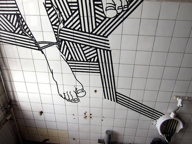 Masking Tape Street Art8