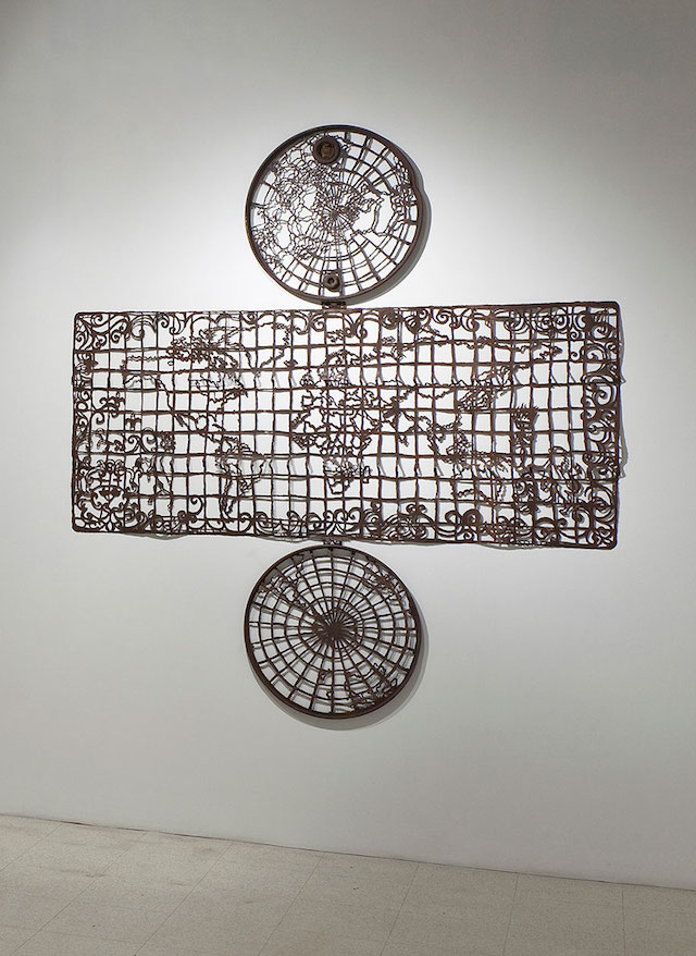 Patterns Sculpted into Industrial Steel Objects-11