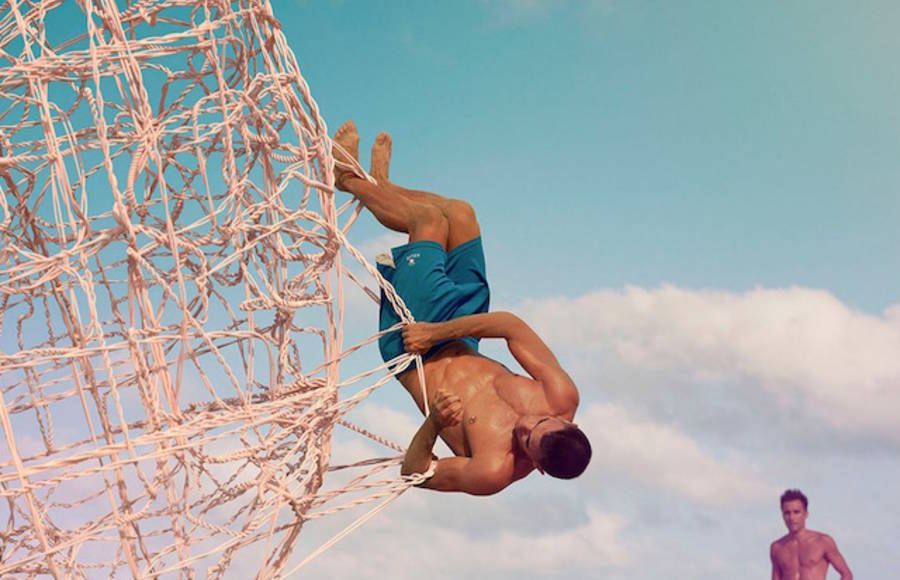 Rainbow-Colored Acrobatic Photography