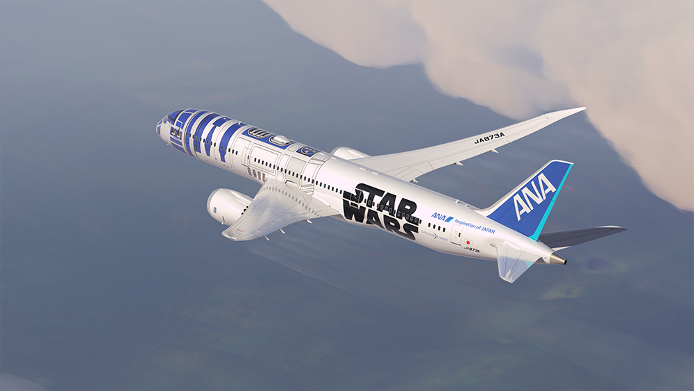 Star Wars R2D2 Airplane_0
