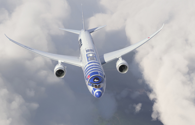 Star Wars R2D2 Airplane