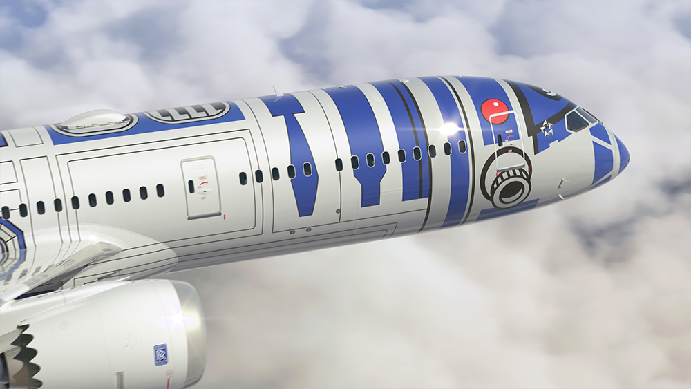 Star Wars R2D2 Airplane_3