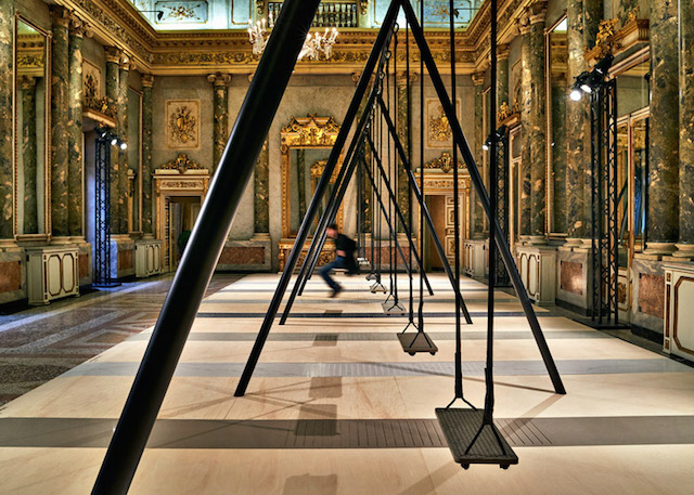 Swing Set Installation in Grand Milanese Palazzo-3
