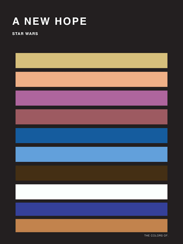 The Colors of Star Wars  Palettes 2