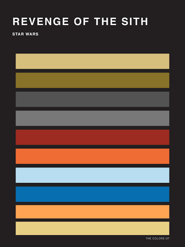 The Colors of Star Wars  Palettes 7