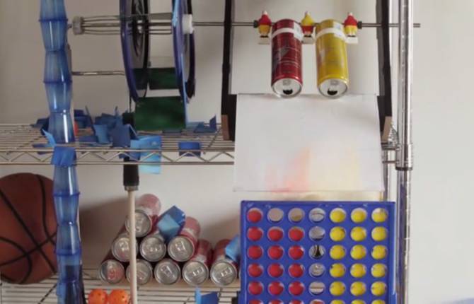 The Magical Rube Goldberg Machine by Zach King